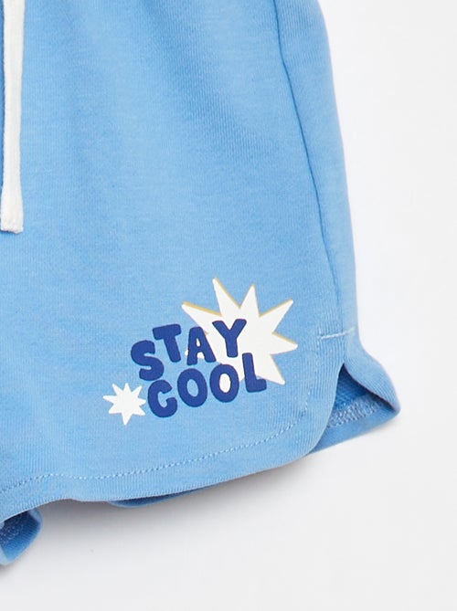 Calções em moletão leve com motivo - Edition Grafik - Kiabi