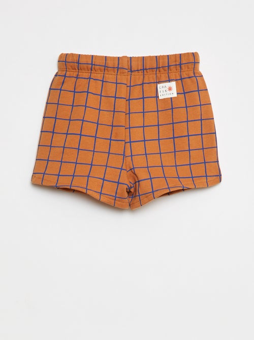 Calções em moletão leve com motivo - Edition Grafik - Kiabi