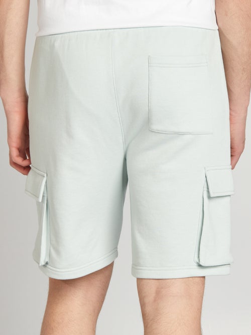 Calções em moletão leve com vários bolsos - Kiabi