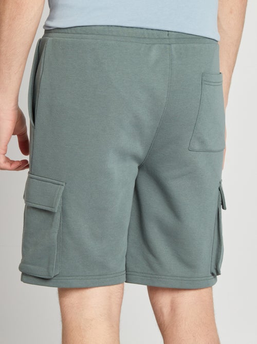 Calções em moletão leve com vários bolsos - Kiabi