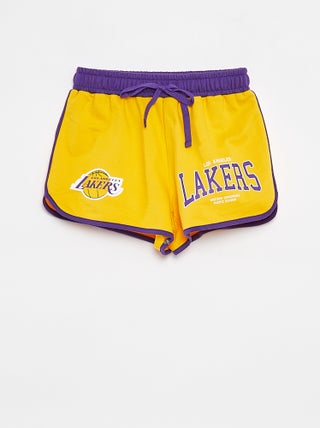 Calções em moletão leve 'Lakers'