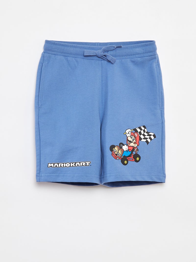 Calções em moletão leve 'Mario Kart' 'Nintendo' AZUL - Kiabi