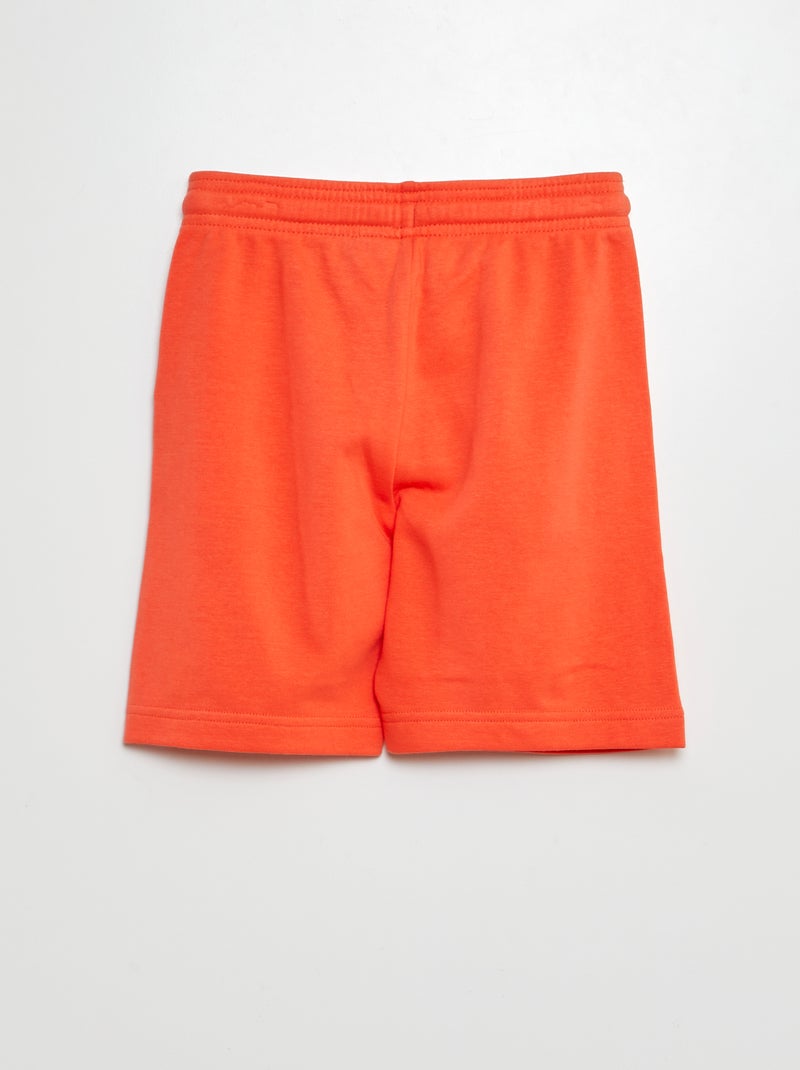 Calções em moletão leve VERMELHO - Kiabi