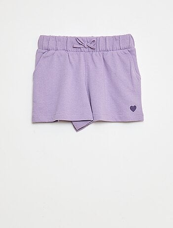 Calções em moletão leve