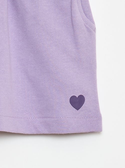 Calções em moletão leve - Kiabi