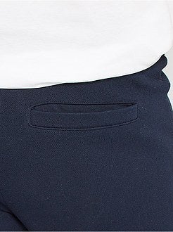 Calções em piqué de conceção ecológica - Kiabi