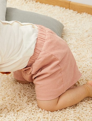 Calções em veludo canelado - Kiabi