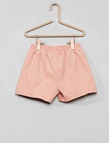 Calções em veludo canelado - Kiabi