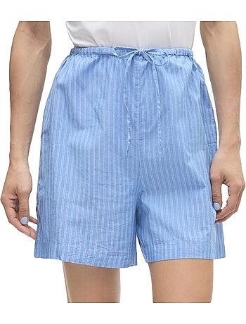 Calções Estampados Azuis Vero Moda Gili para Mulher