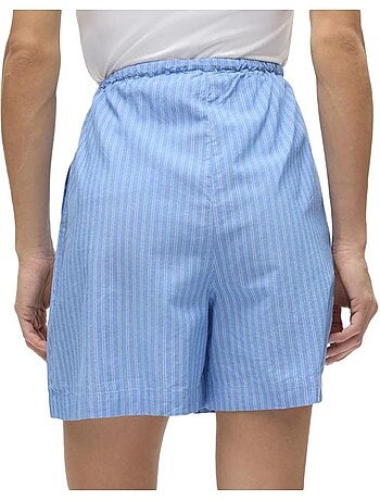 Calções Estampados Azuis Vero Moda Gili para Mulher