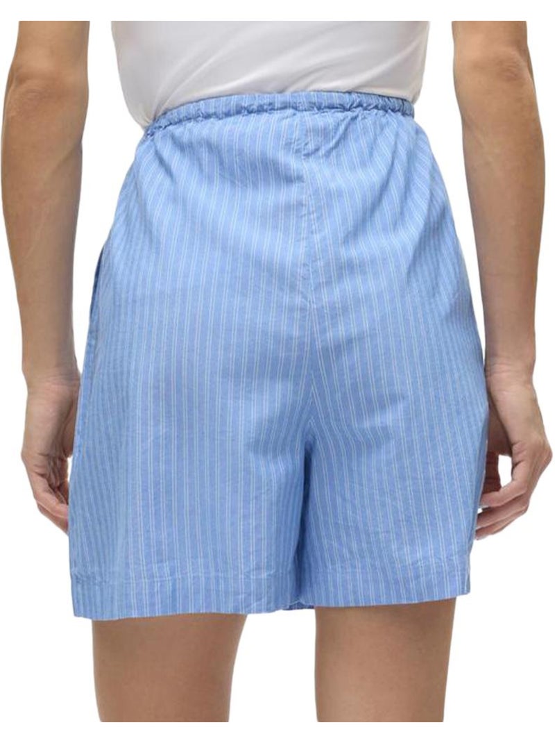 Calções Estampados Azuis Vero Moda Gili para Mulher Azul - Kiabi