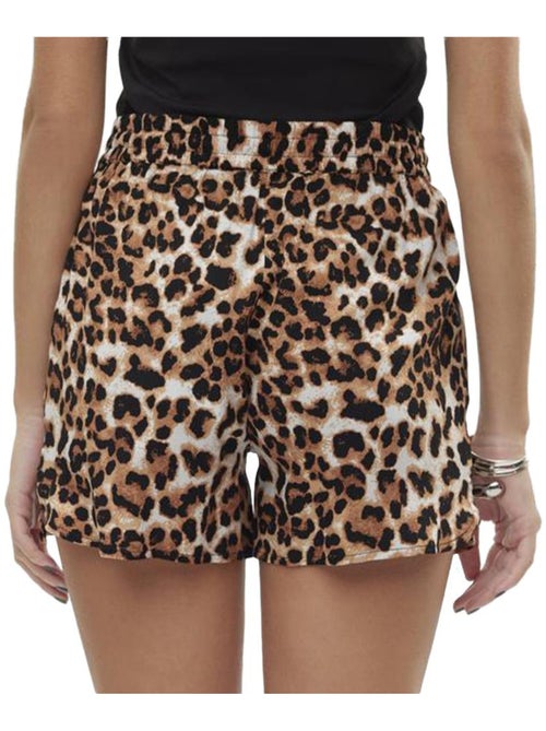 Calções Femininos Vero Moda Easy Joy com Padrão Preto/Castanho - Kiabi Calções Femininos Vero Moda Easy Joy com Padrão Preto/Castanho - Kiabi