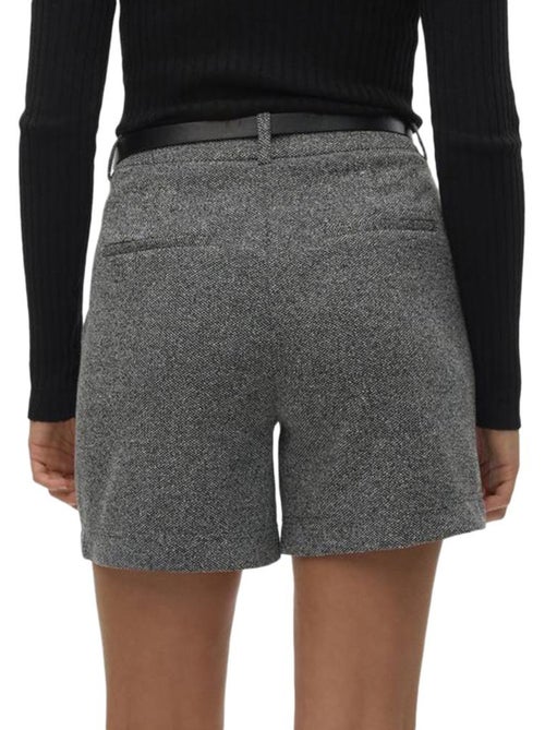Calções femininos vero moda karly cinzento/preto - Kiabi Calções femininos vero moda karly cinzento/preto - Kiabi