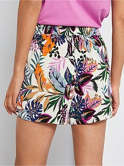 Calções fluidos cintados 'JDY' - Kiabi