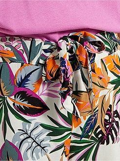 Calções fluidos cintados 'JDY' - Kiabi