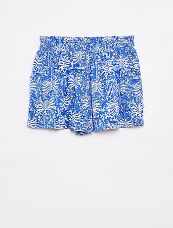 Calções fluidos estampados