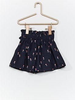 Calções fluidos estampados - Kiabi