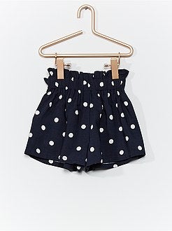 Calções fluidos estampados - Kiabi