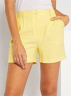 Calções fluidos lisos - Kiabi