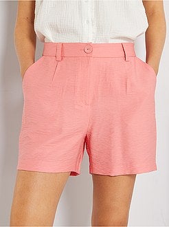 Calções fluidos lisos - Kiabi