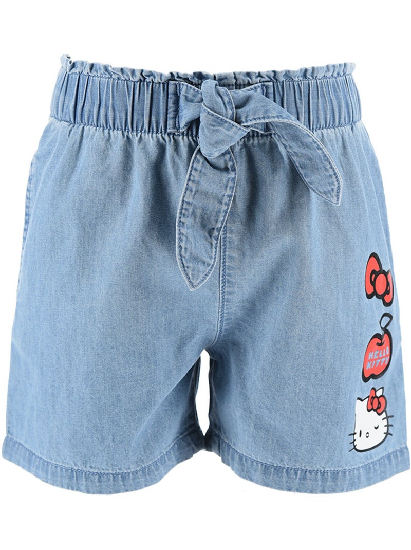 Calções hello kitty azul menina | licença oficial Azul - Kiabi