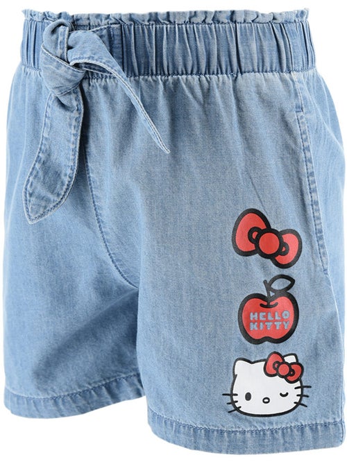 Calções hello kitty azul menina | licença oficial - Kiabi Calções hello kitty azul menina | licença oficial - Kiabi