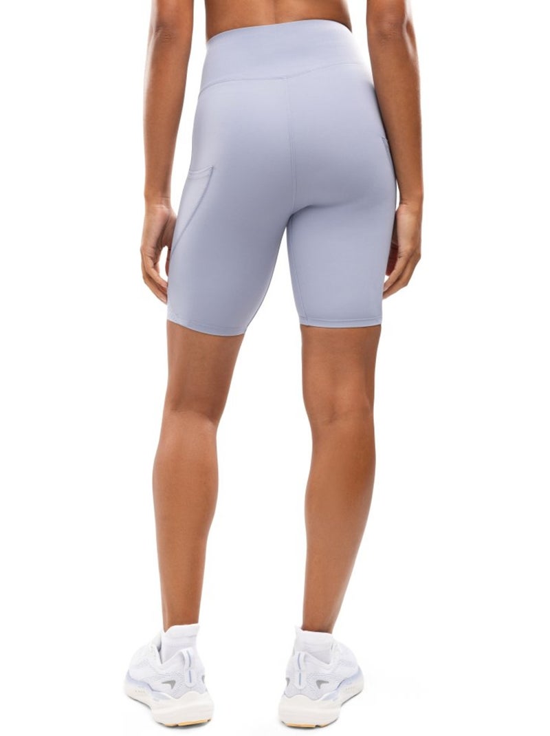Calções justos de corrida para mulher Roxo - Kiabi