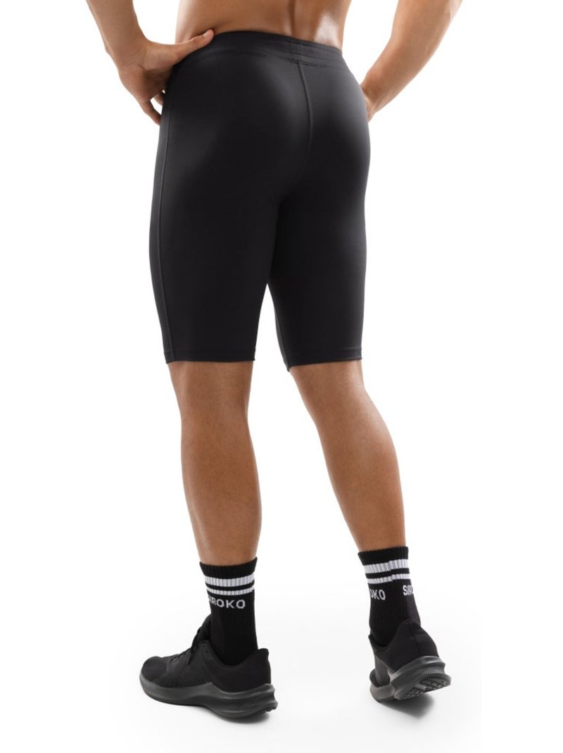 Calções justos de treino para homem Preto - Kiabi