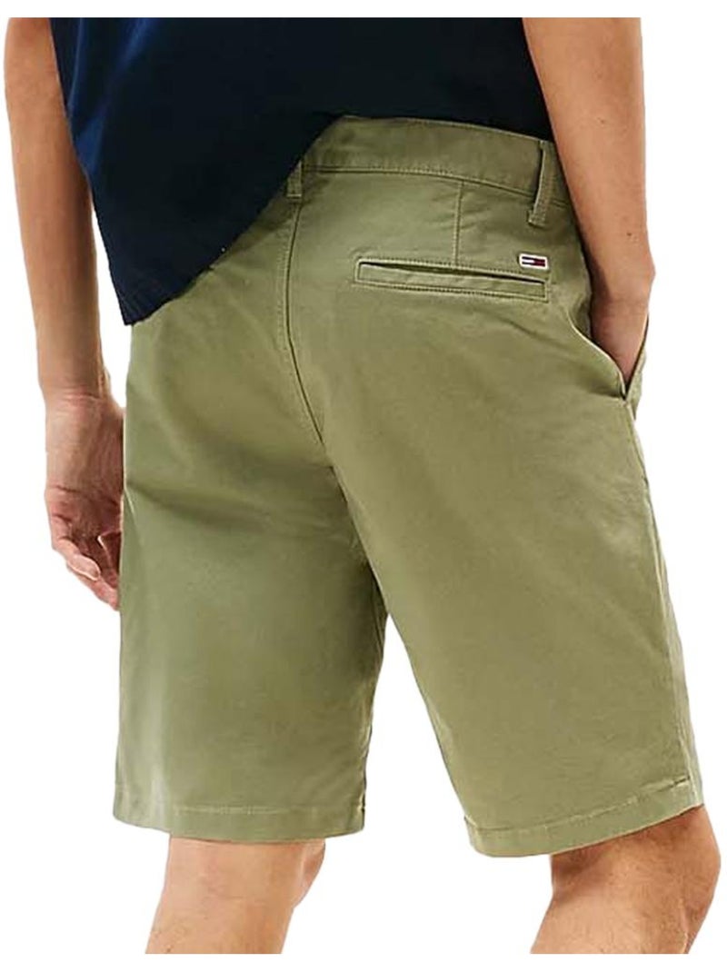 Calções Kaki de Homem Tommy Hilfiger Scanton MR6 Verde cáqui claro - Kiabi