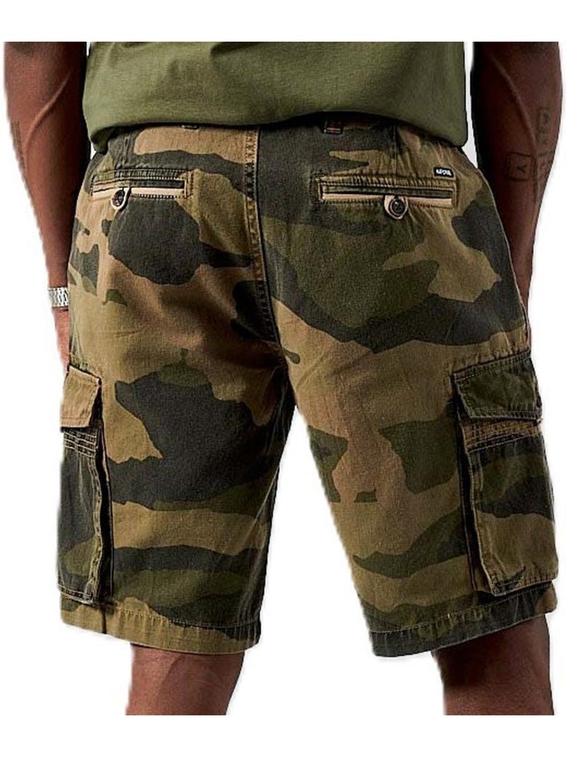 Calções kaki estampados para homem kaporal 3m81 marco Cáqui-escuro - Kiabi