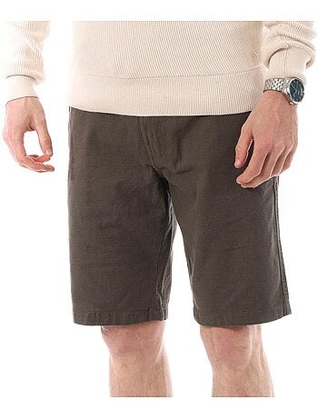 Calções chino bege para homem teddy smith staton
