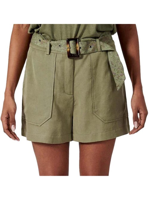 Calções Kaki para Mulher Kaporal CODI - Kiabi Calções Kaki para Mulher Kaporal CODI - Kiabi