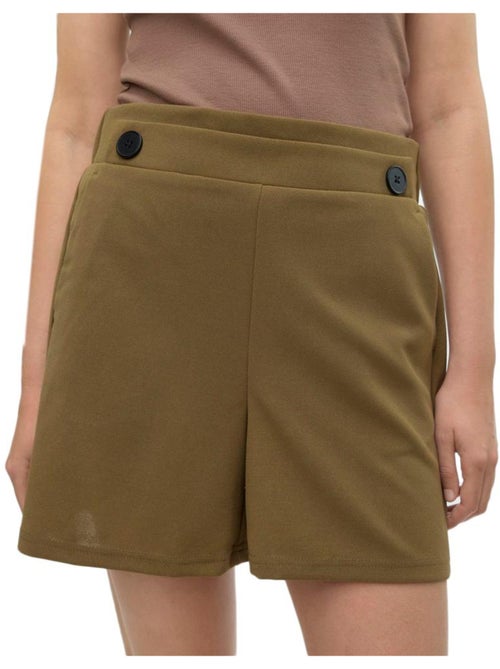 Calções Kaki para Mulher Vero Moda Liva - Kiabi