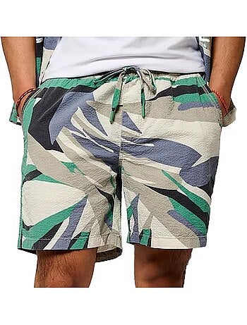 Calções kaporal benh25m81 para homem em verde/preto