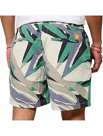 Calções kaporal benh25m81 para homem em verde/preto