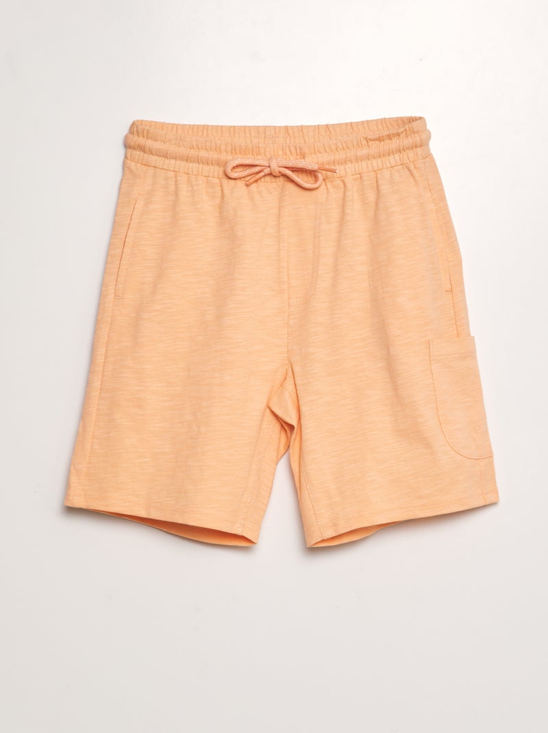 Calções leves matizados LARANJA - Kiabi