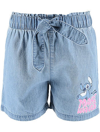 Calções lilo & stitch azul menina | licença oficial