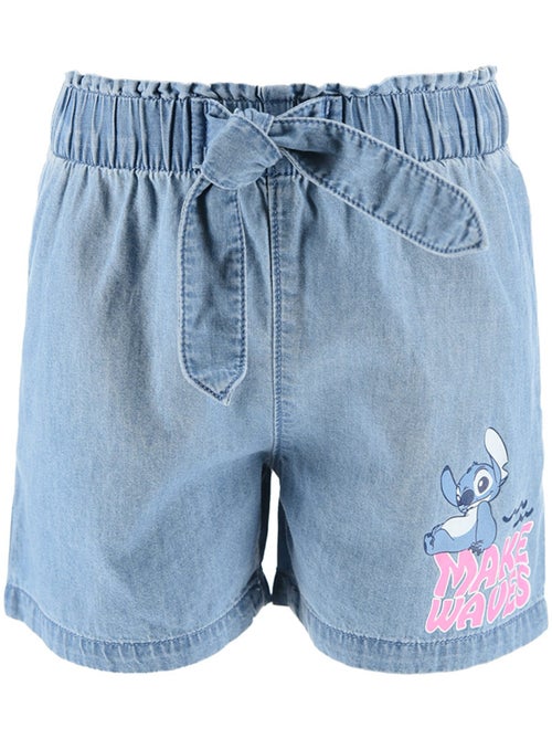 Calções lilo & stitch azul menina | licença oficial - Kiabi Calções lilo & stitch azul menina | licença oficial - Kiabi