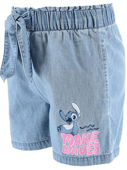 Calções lilo & stitch azul menina | licença oficial - Kiabi Calções lilo & stitch azul menina | licença oficial - Kiabi