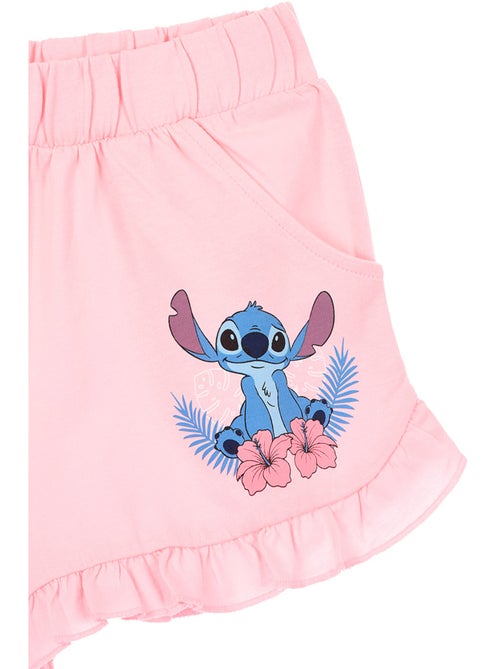 Calções lilo & stitch rosa menina | licença oficial - Kiabi Calções lilo & stitch rosa menina | licença oficial - Kiabi