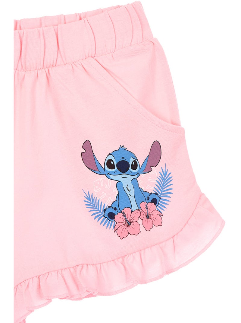 Calções lilo & stitch rosa menina | licença oficial Rosa - Kiabi