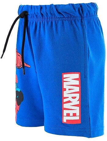 Calções marvel azul menino | licença oficial