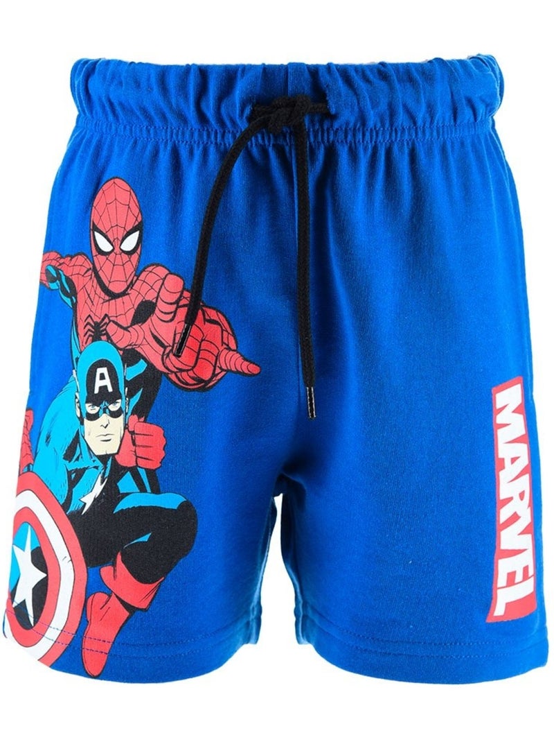 Calções marvel azul menino | licença oficial Azul - Kiabi