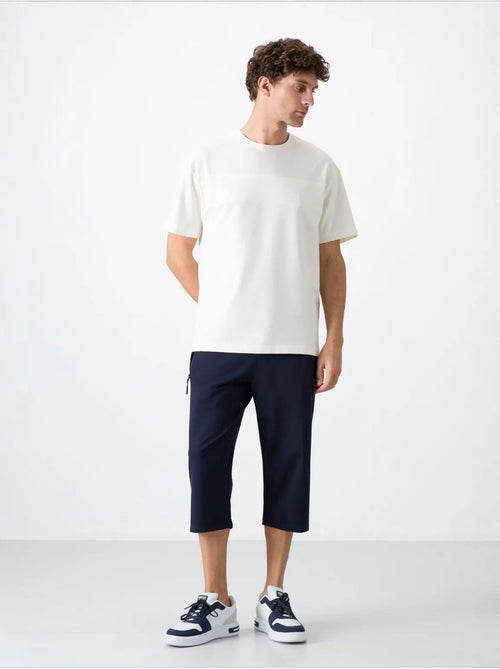 Calções masculinos em mistura de algodão tommy - Kiabi Calções masculinos em mistura de algodão tommy - Kiabi