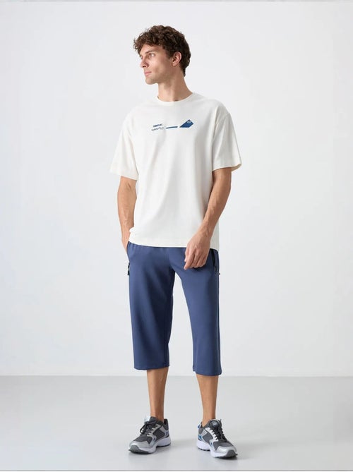 Calções masculinos em mistura de algodão tommy - Kiabi Calções masculinos em mistura de algodão tommy - Kiabi