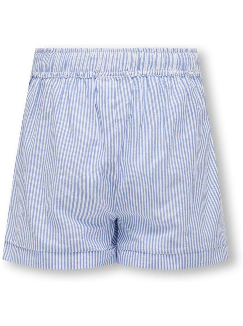 Calções Menina Kids ONLY Kogsmilla Azul/Cru Azul - Kiabi