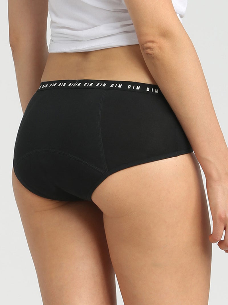 Calções menstruais 'DIM' para um fluxo abundante Preto - Kiabi