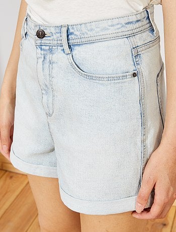 Calções mom de ganga - Kiabi