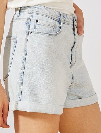 Calções mom de ganga - Kiabi