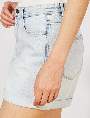 Calções mom de ganga - Kiabi